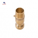Brass camlock coupling type F